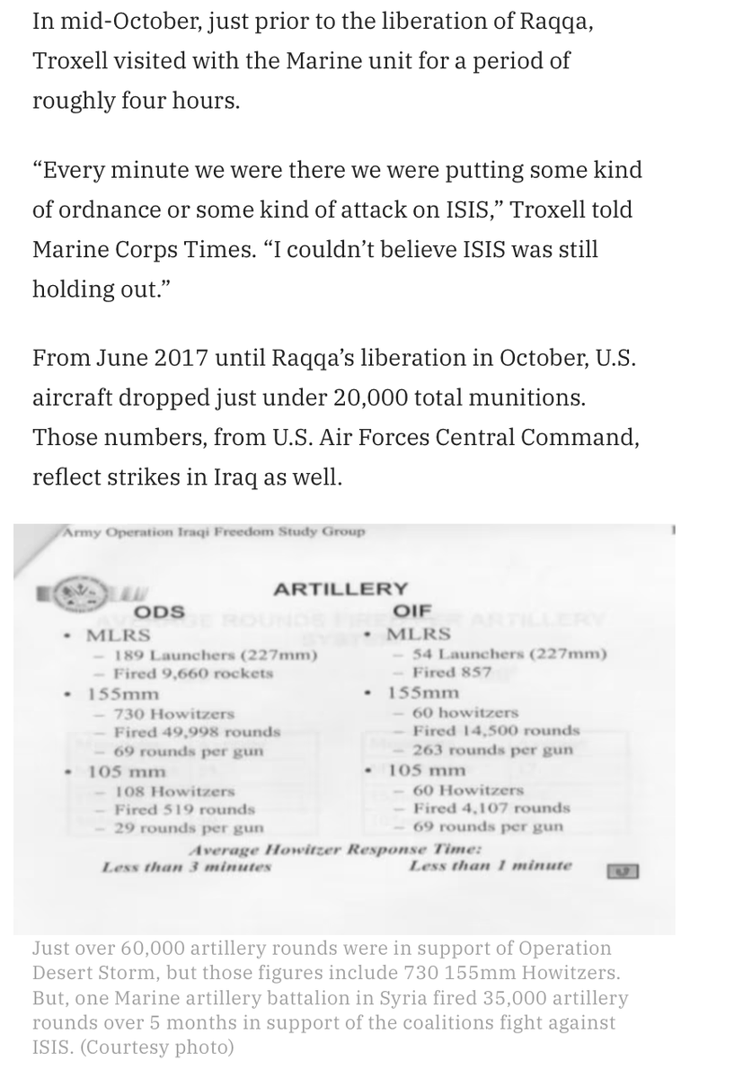 MIOPVA's tweet photo. 1. Much of the US war effort in this century to date was directed against ISIS, from 2003 to 2011 with ground ops, and from 2014 to 2021 through air and artillery strikes. https://t.co/xY1Lfg7fqC
