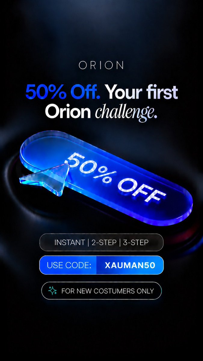 khaleepsonfx's tweet photo. 🎁 PARTNERSHIP GIVEAWAY 🎁

🚨$10k X5 GIVEAWAY ACCOUNTS 🚨

A partnership dedicated to the XAUMAN Community.

How to enter (Must do all)
1.  Follow @Orionfundedcom  @khaleepsonfx  @OrionAffiliates 
2.  Like + Repost this post
3.  Join telegram: https://t.co/jdAgPt8sFP
4. Tag 3 traders who deserve a shot
5.  Also follow
@Aleeyou_Jr_|| @Big_Blaqqq||@TRADEwith_TUNDE|| @destinymmxm|| @infinitefx_11|| @merci__mon_dieu||@Qcrypt0||@TheEliteTrader_ || @1trade0|| @dudwithoutaname|| @Miss_Lia_01 

Make sure you follow all the giveaway requirements to be eligible to win 

#Giveaway #OrionFunded