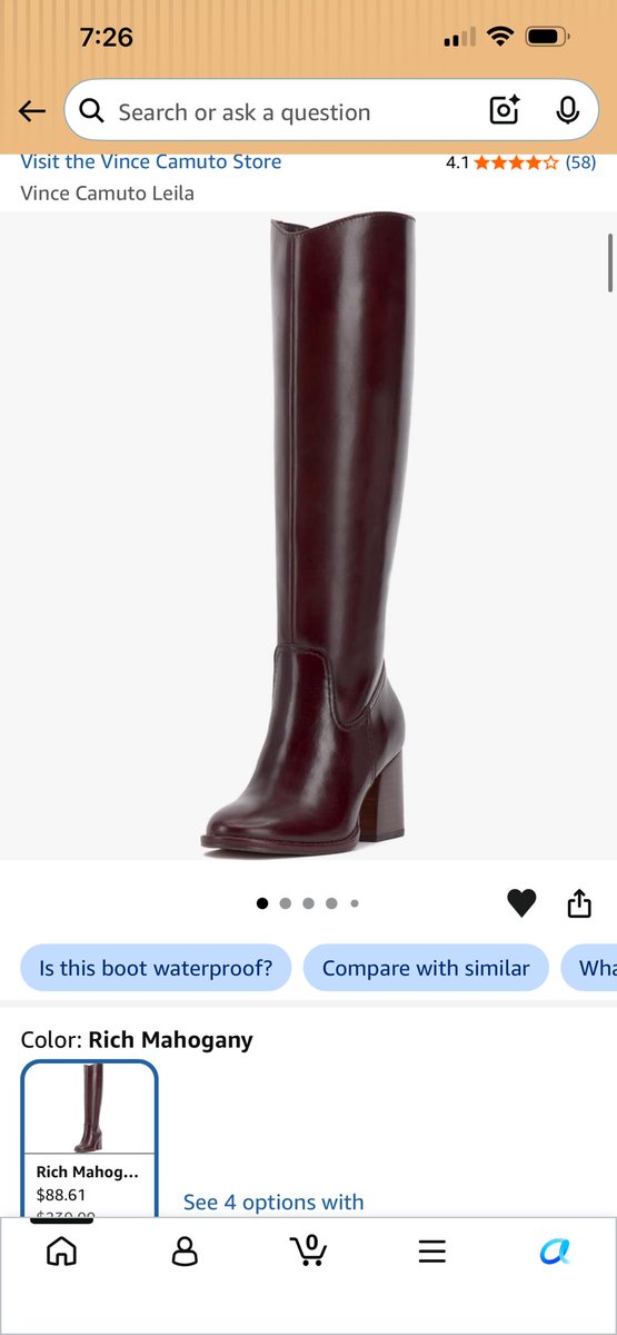 AlexTheAmazon's tweet photo. These boots are on sale &amp; on my wishlist foot boys!!!!! GO GO GO https://t.co/OT8d4q0OCT
