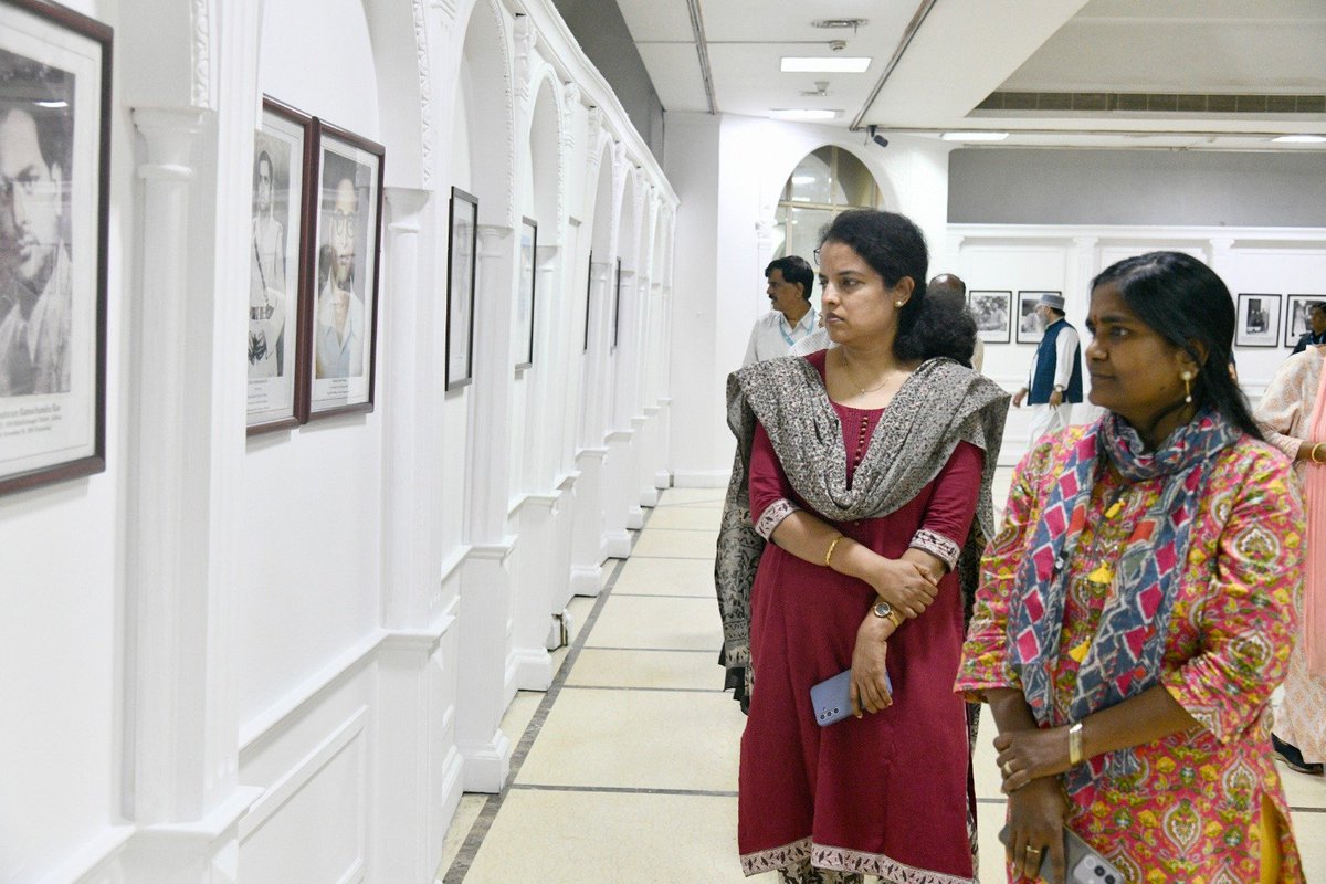sjmhyd's tweet photo. A special 'Hyderabad Liberation Day' exhibition was inaugurated which honours Sardar Vallabhbhai Patel, and his monumental mission to bring Hyderabad into the Indian Union in 1948.
Explore the defining moments and sacrifices that paved the way for a unified India.
#SJM75 https://t.co/S1AEHkPH7D