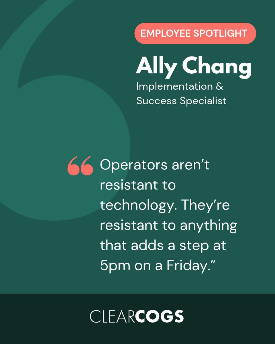 ClearCogs's tweet photo. What does a successful ClearCOGS implementation look like?

“Operators aren’t resistant to technology. They’re resistant to anything that adds a step at 5pm on a Friday.”

For Ally, it’s about fitting ClearCOGS into how restaurant teams already work. https://t.co/scLkHbQifz