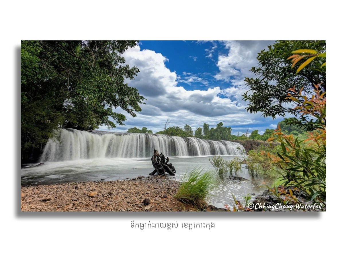 ChhingChangKH's tweet photo. Chhay Kpous Waterfall in Koh Kong, Cambodia. 🇰🇭 https://t.co/CLbOJSZcWI