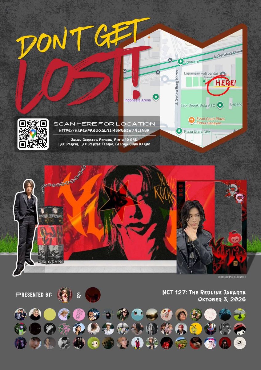tasteofrockstar's tweet photo. 𝐘𝐔𝐓𝐀 𝐎𝐕𝐄𝐑 𝐓𝐇𝐄 𝐑𝐄𝐃𝐋𝐈𝐍𝐄
BEYOND EVERY LIMIT❤️‍🔥

– Fan Project for Yuta at NCT 127 The Redline in Jakarta

📅 October 03, 2026
📍Lahan Parkir Lap. Panjat Tebing

Drop by our booth, strike your best rockstar pose at the photo zone & make some memories with us!

And this is only the beginning… 👀
Stay tuned. We’ve got more coming your way‼️
#YUTAatRedline 
#中本悠太 #ユウタ #유타 #NCT127