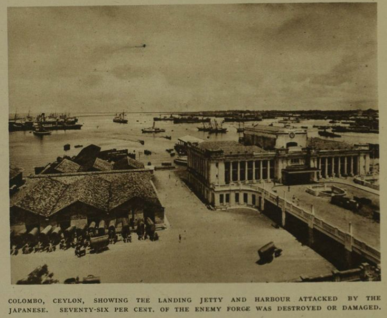 BNArchive's tweet photo. On 5 April 1942 the city of Colombo, Sri Lanka, was attacked by the Imperial Japanese Navy. However, British forces had received intelligence about the attack, and were able to make preparations, although 85 people were killed in the raid: https://t.co/FEvEykQjDO #SecondWorldWar https://t.co/9mXxV6Qdoy