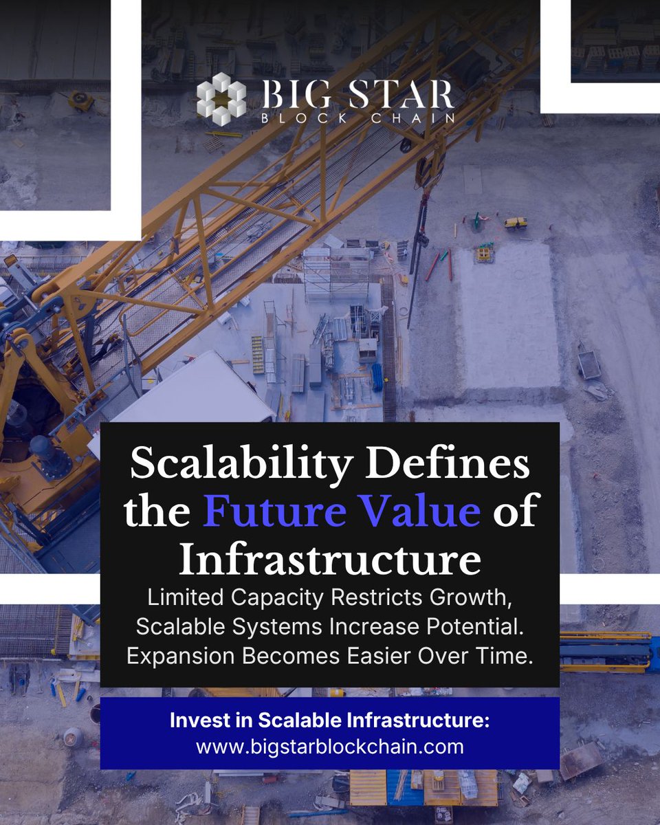 BigStarPower's tweet photo. Scalable systems help increase capacity while improving operational efficiency and supporting future expansion and growing demand. ⚙️

🚀 Build scalable infrastructure with Big Star Power at https://t.co/SAzEtWaGqQ

#bitcoin #crypto #blockchain #ethereum #web3 #cryptocurrency https://t.co/SGgvIHXzvT