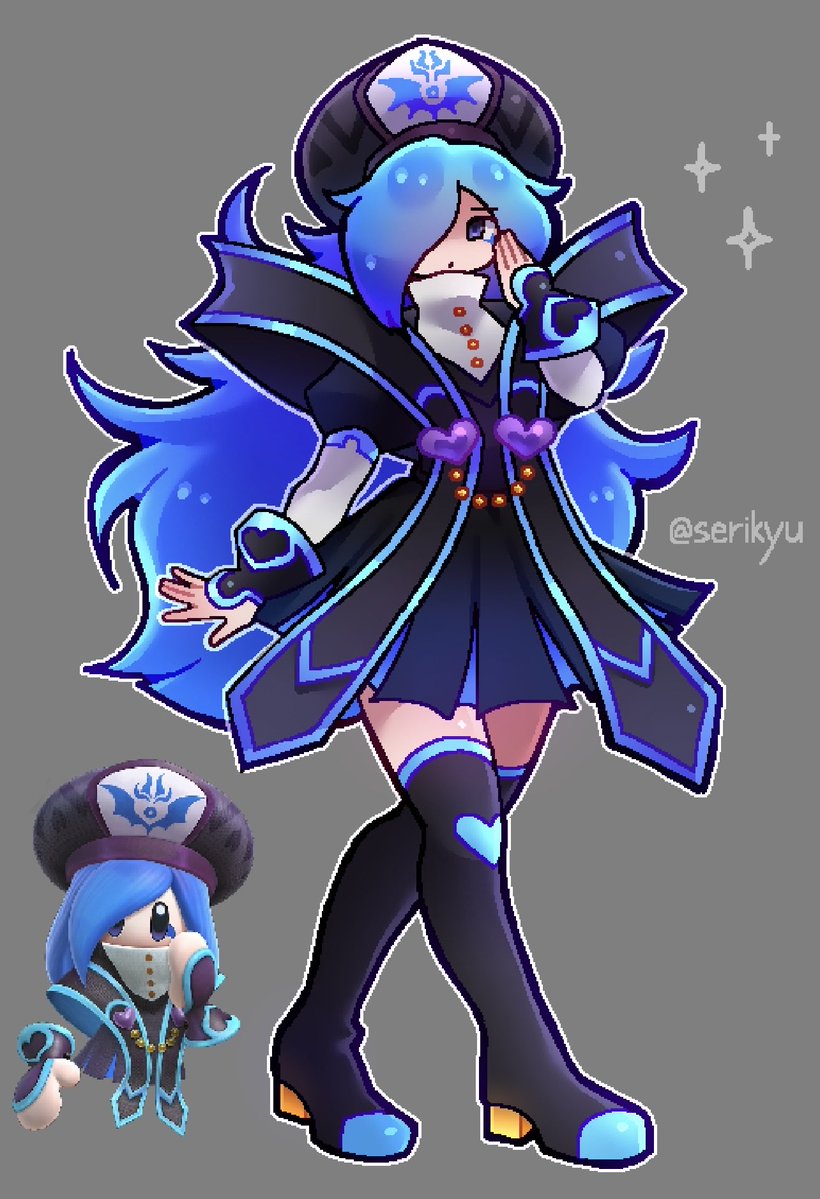 serikyu's tweet photo. my take on francisca gijinka (comm) https://t.co/ggSRZAgUtM