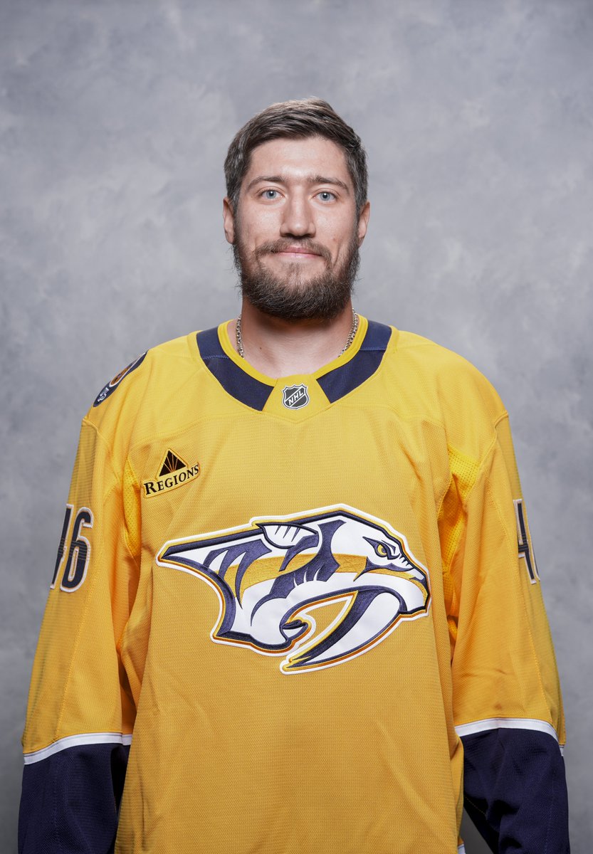 PredsNHL's tweet photo. Looking good in gold ⚡️ https://t.co/g83H7CdTz9