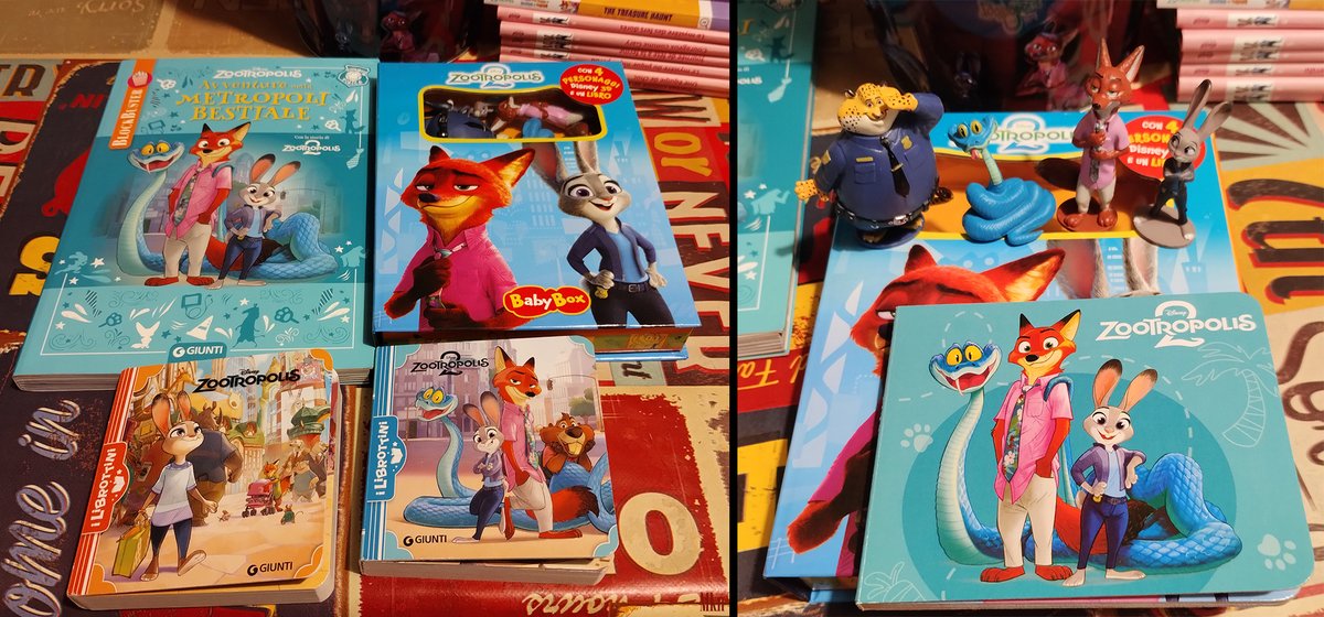 mokonalux's tweet photo. Me entering a bookstore telling myself 'I'm just taking a look, not buying a thing, just browsing', and then NEVER leaving empty-handed 😅💸.
But those little figurines are really cute. 🥹❤️
#wildehopps #zootopia #zootropolis https://t.co/Ch4U4UWWoa