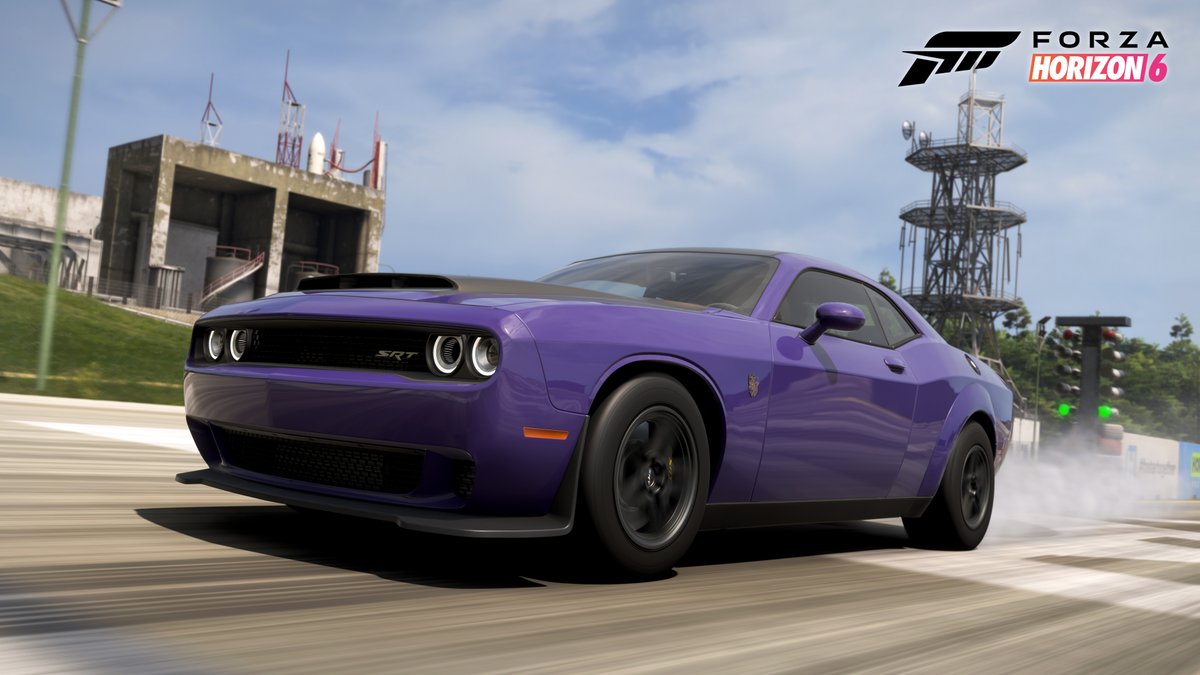 ForzaHorizon's tweet photo. There’s no slaying the 2023 Dodge Challenger SRT Demon 170. Now available with Car Pass. https://t.co/mw4cbbxrrt