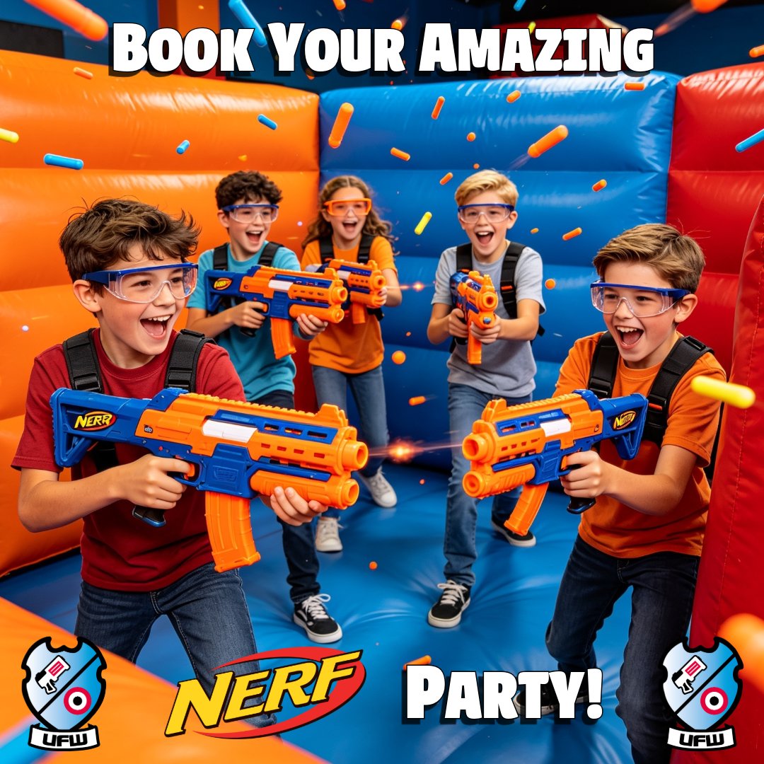 JellyBeanEvnts's tweet photo. Book your Amazing Nerf Party today! https://t.co/Wb025Xhp3i #nerf #nerfwar #nerfchallenge #nerfparty #nerfparties #kidsparty #kidspartyideas #kidsparties #childrensparty #childrensparties #childrenspartyideas #childrenspartyentertainment #ultimatefoamwars https://t.co/lcCHbfgVhF