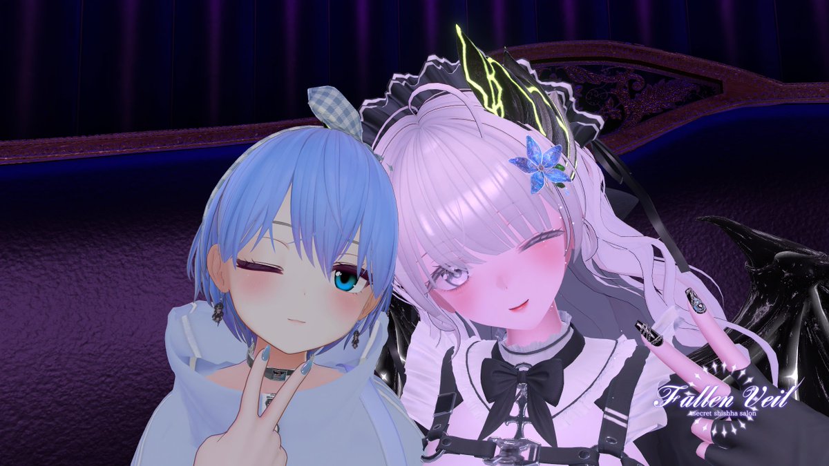 VDV1645797's tweet photo. #VRC_Fallenveil さんにお邪魔しました！
今回2回目！通常回は初めてでした！
魔法のシーシャをたくさん吸いながら！
たくさん甘やかしてもらいました！
それでいてお喋りもたくさんできました！
炭を丁寧に変えていただいたので
最後までぽかぽかおいしく楽しめた！ https://t.co/SEggCKBxxj