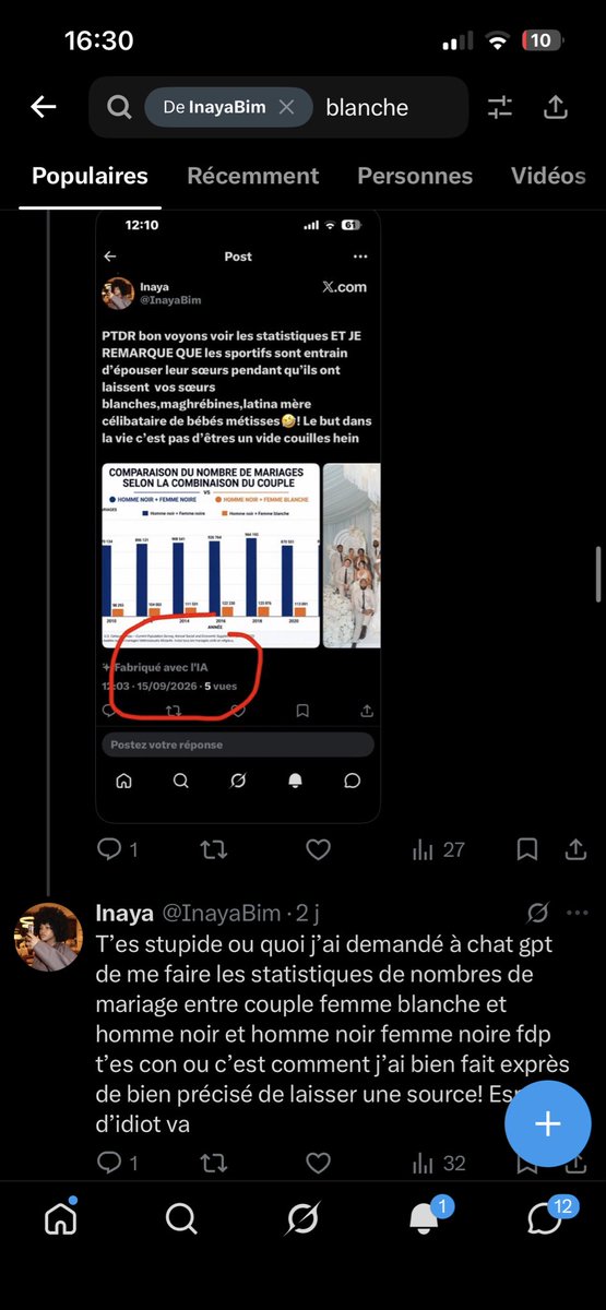 swannmrz's tweet photo. @InayaBim @Badr_13Block parce que quand on cherche le mot « blanche » sur ton compte y a des centaines de tweets, on ressens bien que t’es complexé ma belle tkt c’est pas grave (juste 4 exemples parmi les centaines qu’il y a sur ton profil) https://t.co/IzwpGvVG1Q
