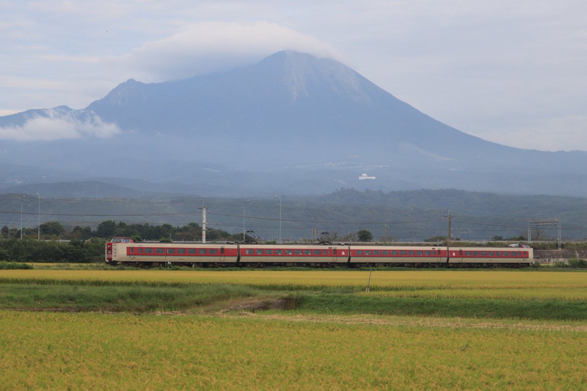 photodiningcar's tweet photo. 381系やくも大山バック
国鉄色とやくも色
JNRマークが反射してて目立つ https://t.co/840RhS28ro