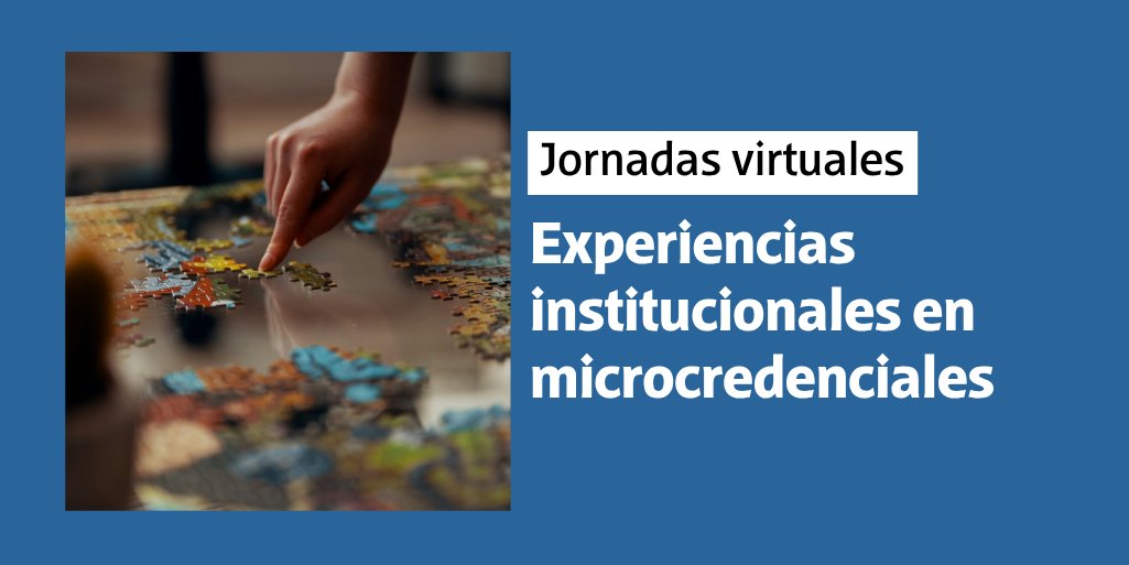 UNTREF's tweet photo. 🎓 ¿Cómo se diseñan y validan las microcredenciales en la educación superior?

Especialistas de Argentina, Ecuador y España debatirán sobre trayectorias, vinculación con el sector productivo y organizaciones sociales.

🗓️ 22 y 23/09 | 10:00 a 14:00 hs (Arg.)

🧵👇 https://t.co/7neSBiKyna