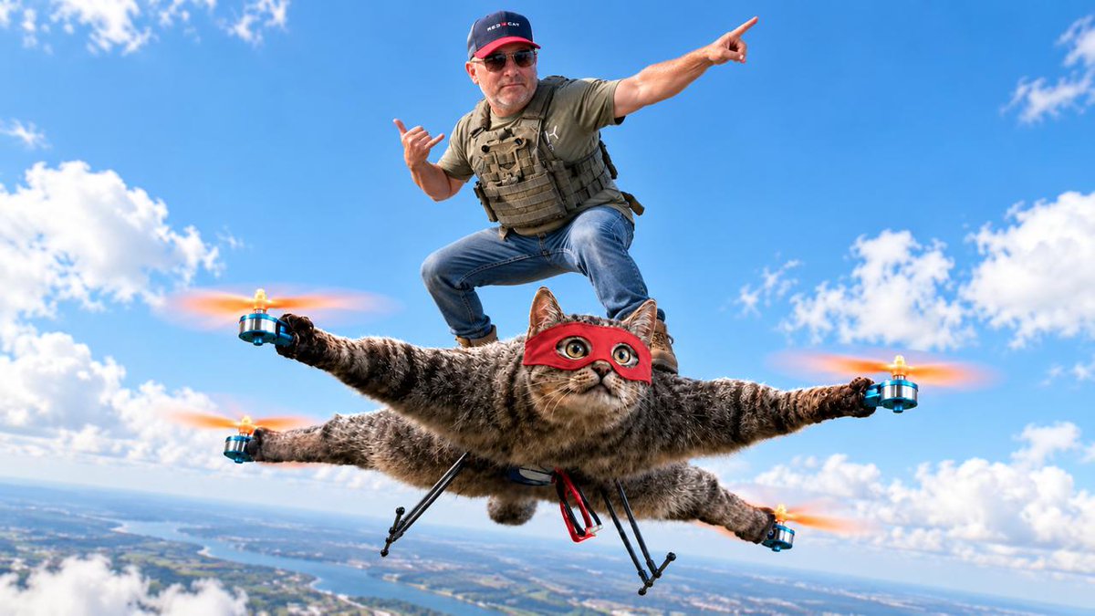 redcatdrone's tweet photo. *Freedom intensifies* https://t.co/NS4v3EOke4