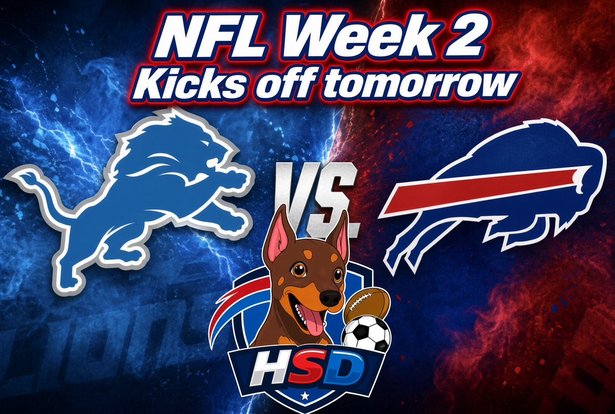 hypersportdogs's tweet photo. 🏈 NFL Week 2 kicking off tomorrow!
@BuffaloBills VS @Lions starting the action! 

HSD Fantasy.. Make sure you're ready and positioned for all the action to come.

Remember.. HSD hodlers, get rewards and bonuses! 
https://t.co/xwCgoXvWQU https://t.co/vFnDFLNjmP