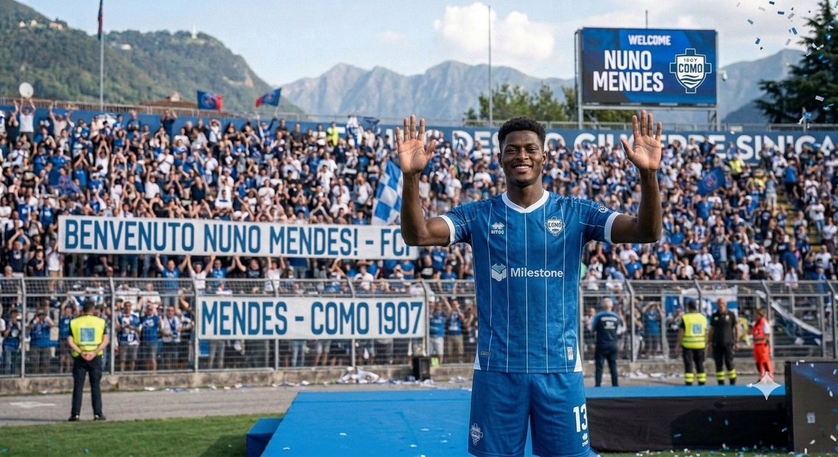 osmcomo's tweet photo. DÜNYACA ÜNLÜ YILDIZ NUNO MENDES 34 MILYON EURO YA COMODA https://t.co/dT08yaVlhi