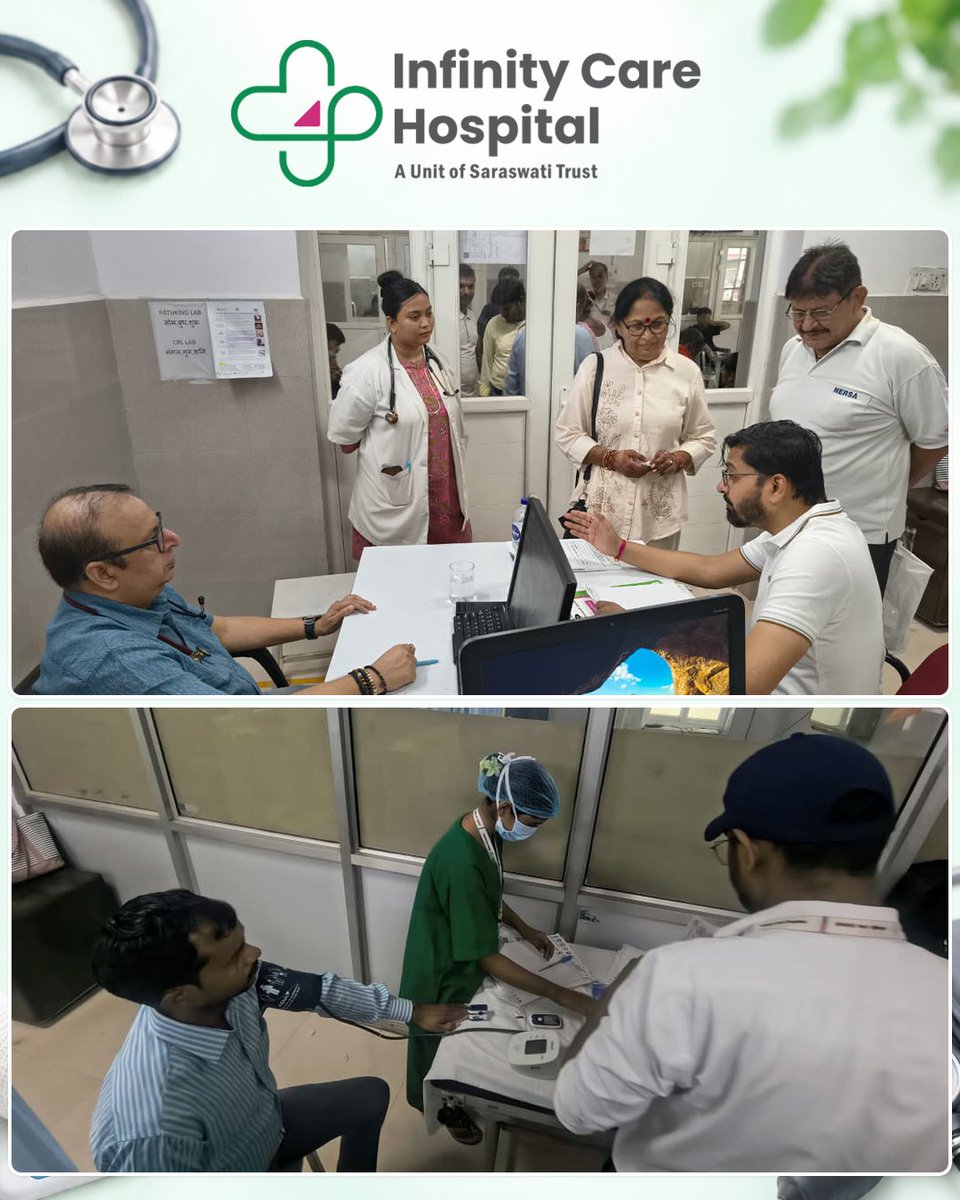 InfinityCareVNS's tweet photo. Speciality care, closer to you. ❤️

Infinity Care Hospital brings Cardiology &amp; Gastroenterology Super Speciality OPD to NER Divisional Hospital, Lahartara, Varanasi

Expert consultation. Specialised care. Better health, closer to home.

#InfinityCareHospital #Cardiology #Gastro https://t.co/oXUDYkGL3T