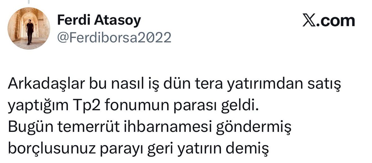 stocktraders77's tweet photo. Dün #tp2 satıp nakite geçenlere bile ihbarname gelmiş, borçlusunuz parayı geri yatırın diye. Başka başına gelen varmı https://t.co/hSA5kiKRV0