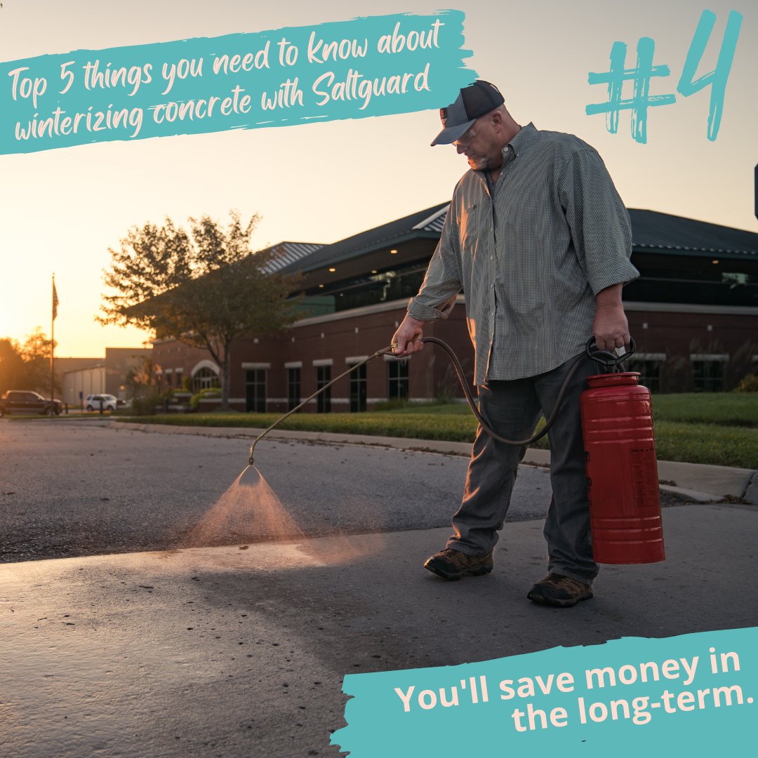 PROSOCO's tweet photo. The #4 thing you should know about weatherproofing concrete (and other hard masonry surfaces): It saves 💰 money in the long run! A little weatherproofing today is much more cost-effective than repairing damaged, unprotected concrete in just a few years.

https://t.co/VQv4wdgtO7 https://t.co/NKf8TBFddy