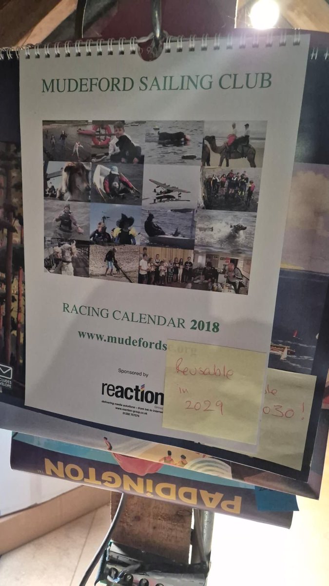 cjlwells's tweet photo. Don’t forget that you can reuse your 2018 calendar in 2029 https://t.co/QLXhByB7W1