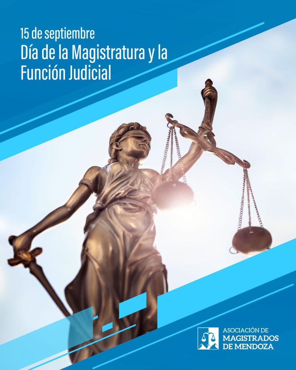 MagistradosMza's tweet photo. #15deseptiembre 
Día de la Magistratura y la Función Judicial 
#Asociacion #Mendoza https://t.co/eLuy9Fsv0b