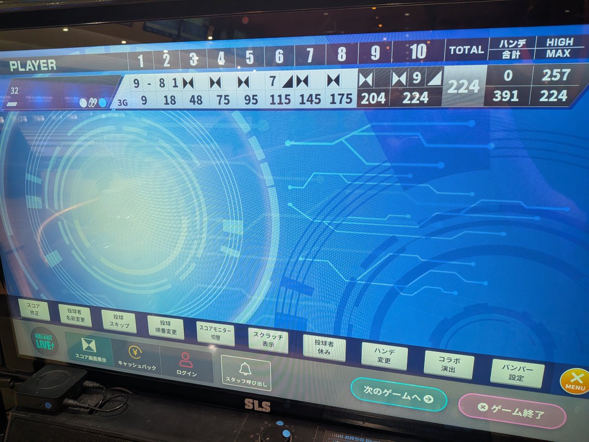 3284bianchi's tweet photo. 久々のボーリングは上々。
だけど7ゲームで疲れるし、1人はつまらん。 https://t.co/B5RbQA34Vm
