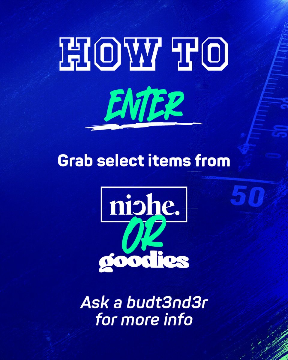 blulightnj's tweet photo. Eagles vs. Cowboys at Lincoln Financial Field? Yeah, we’ve got tickets. 🦅 And not just any seats. We’re talking 50-yard line seats. Grab qualifying @niche.nfe or @goodies.nj items for your chance to win tickets to the October 26th game. Ask a budt3nd3r for all the details. Must be 21+. Terms apply.