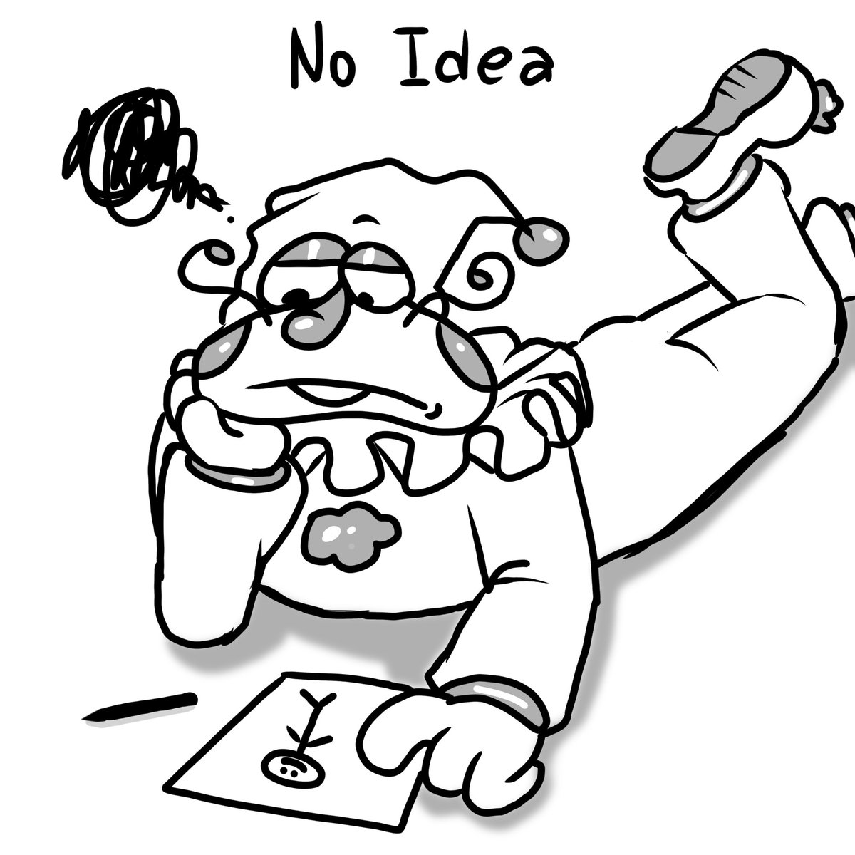 Clownythepayaso's tweet photo. I don't know what to draw. 💡❌
#noidea https://t.co/ohSKufRU1u