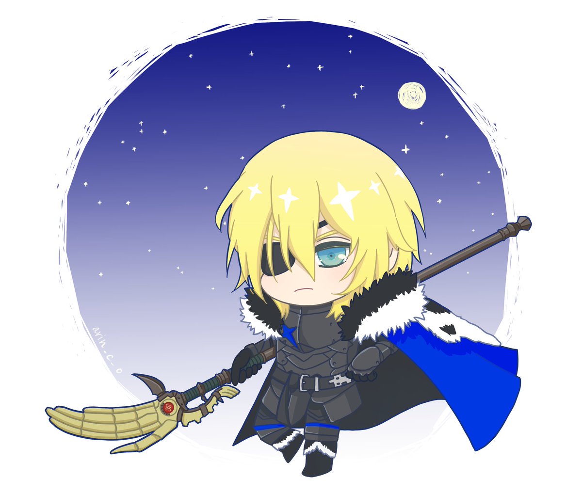 arin_c_o's tweet photo. ディミトリ💙🌕 https://t.co/5QHibstR51