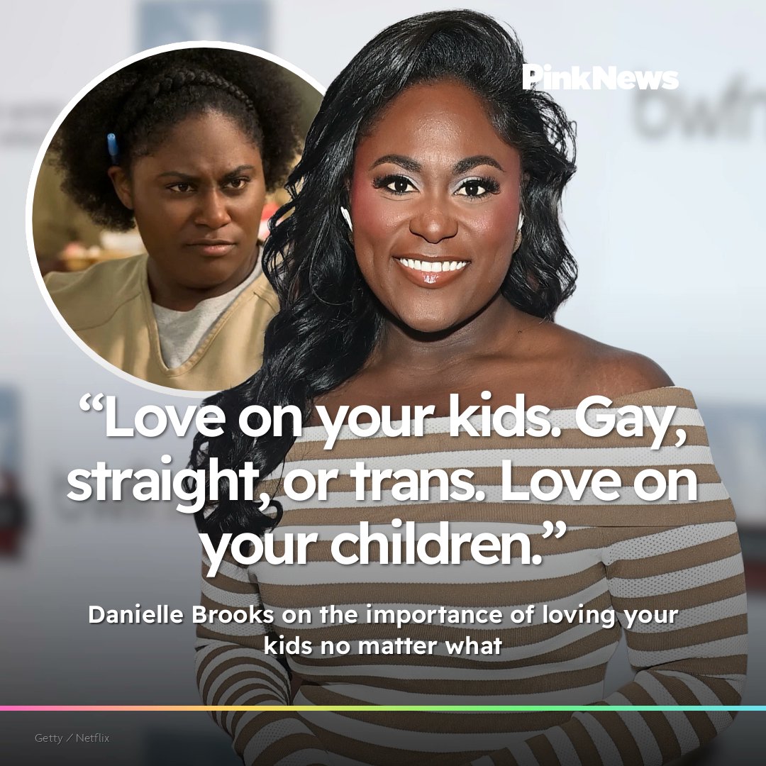 PinkNews's tweet photo. Happy birthday to Danielle Brooks! 🎉

The ‘Orange Is the New Black’ star is a vocal LGBTQ+ ally who posted an important reminder to her X account in Jun 2021.

📷 Getty / Netflix https://t.co/3BRLMLKrGQ