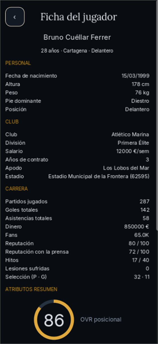 MiHistoria_app's tweet photo. Hay un rival que te marcó en juveniles. Años después os cruzáis en una final. El fútbol siempre devuelve las visitas. ⚽

Beta gratis 👉 https://t.co/B0V0GYNNif

#gamedev #indiedev https://t.co/yBPT7qi9wA