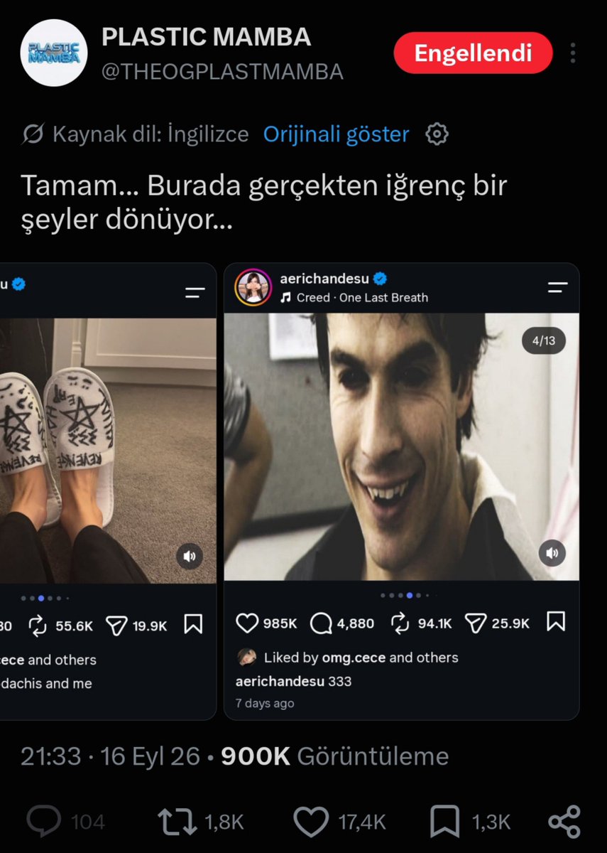 umuziackerman's tweet photo. kahkaha atıyorum tvd sevenleri de öldürmüşler https://t.co/FFfXwDL44G