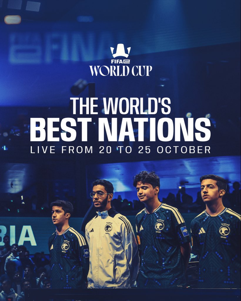 FIFAe's tweet photo. The FIFAe World Cup ft. Rocket League Group Draw LIVE from RLCS Worlds! 😍 🇺🇸

Tune in to tomorrow’s pre-show on Rocket League’s Twitch channel, as 16 nations find out their opponents for next month’s global showdown! https://t.co/0mcPacAJgL