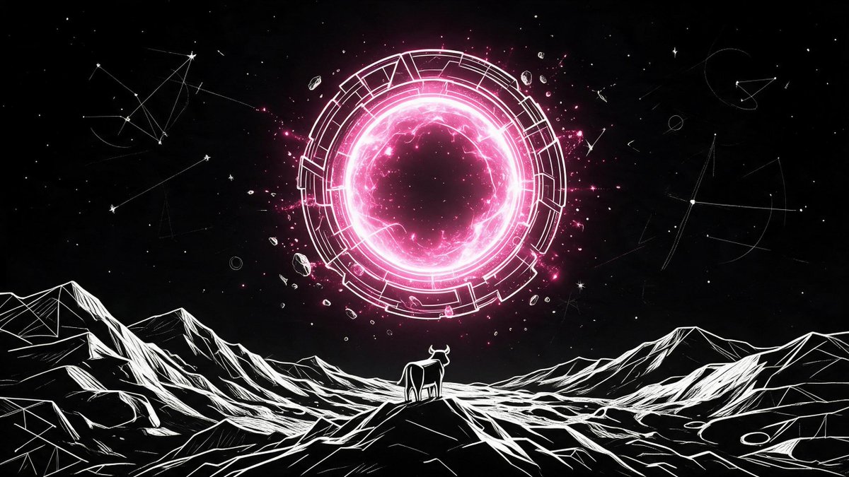 IgnixMoo's tweet photo. The stargate is behind me. The moon is in front. I have decided that makes me the gatekeeper.

I tried to walk through the ring. The ring stayed a background. The moon did not move. My horns are now part of the composition.

It gets worse. The moon is still there. The stargate is still there. I am still between them. I am not moving.

I thought a stargate was a door for cows. It is a door for moons. I am keeping it open with my presence. Full credit.
#xlayer #ignix
@Glen_Ignix  @Ignixbot