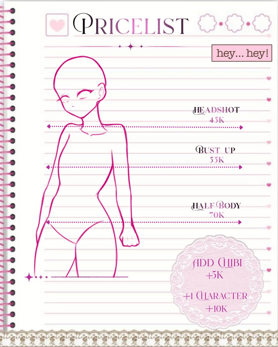 Lynnee_arts's tweet photo. Hy guys, I'm a small artist from Indonesia and I open commission for Indonesia only :D

This is my commission sheet if u interested^^

[10%OFF for the first 3 buyers✨] https://t.co/yqkkbUhqHX