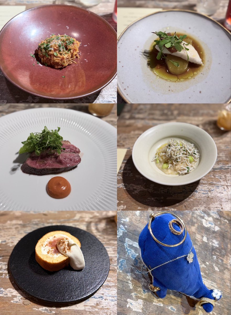 📍Optimoさんで恒例の🍽️会💎😍💕
スペイン料理!!一品一品めっっちゃおいしかった!!バスクチーズケーキ気になってるから次絶対食べる笑🧀🍰(食いしん坊)
欠席の🐳さんを💎でキラキラにしたり🤣楽しすぎました🥹🍽️🩵
毎回お食事もお話も楽しみ✨本当に美だけじゃなくて人柄まで皆素敵なんですよね…😭このメンバーを集めたにゃこさんがすごいなといつもおもう、、🤣🙏🏻✨バカチンな私は、お店の場所間違えてしまい😥優しい皆は顔色ひとつ変えず待ってくださり😭ほんとに優しすぎて感謝でした😭💖来月も楽しみ😍