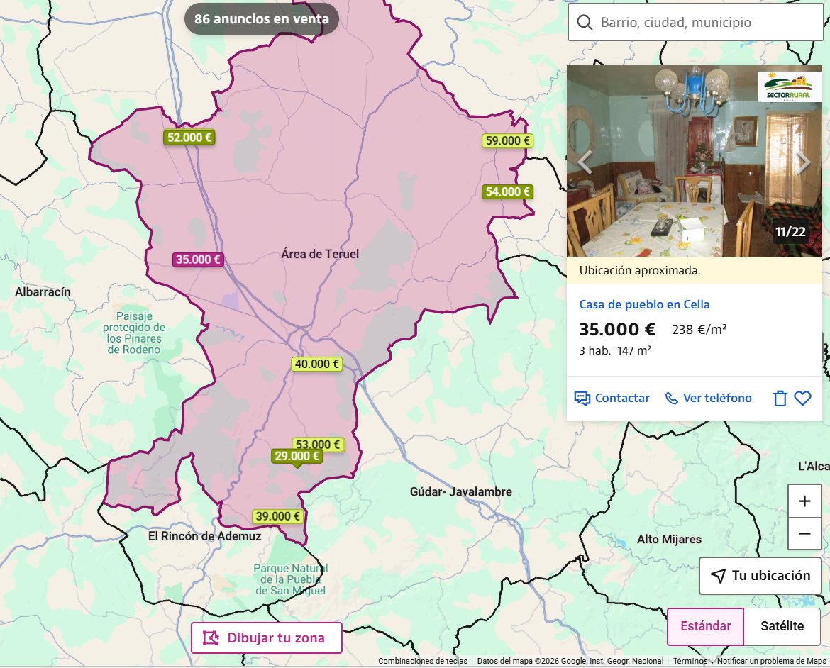 viglesias1985's tweet photo. @urdiialess @JaimeSavater A 10-15 minutos de Zamora, Soria o Teruel tienes muchas por menos de 50.000€ y menos de 40.000€  más habitables que muchos zulos en Malasaña, y eso buscando 3 minutos en idealista.

Se pueden decir muchas cosas de @jose_elias_nvr   pero tonto no es y de invertir sabe. https://t.co/xUWp4qK9lN