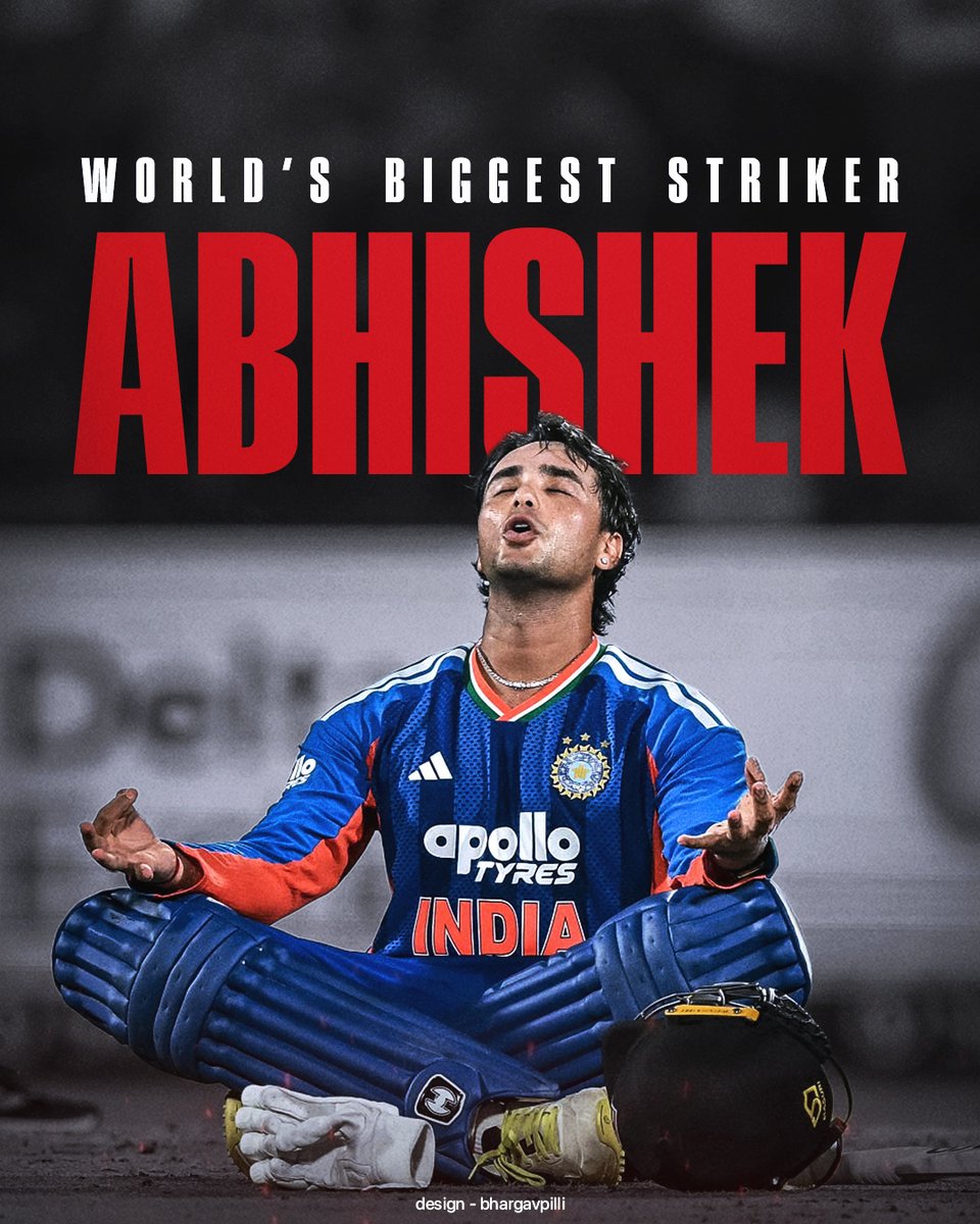 Bhargavexe's tweet photo. ONE &amp; Only Abhishek Sharma 💙❤️‍🔥❤️‍🔥 https://t.co/U7OmHJoNur