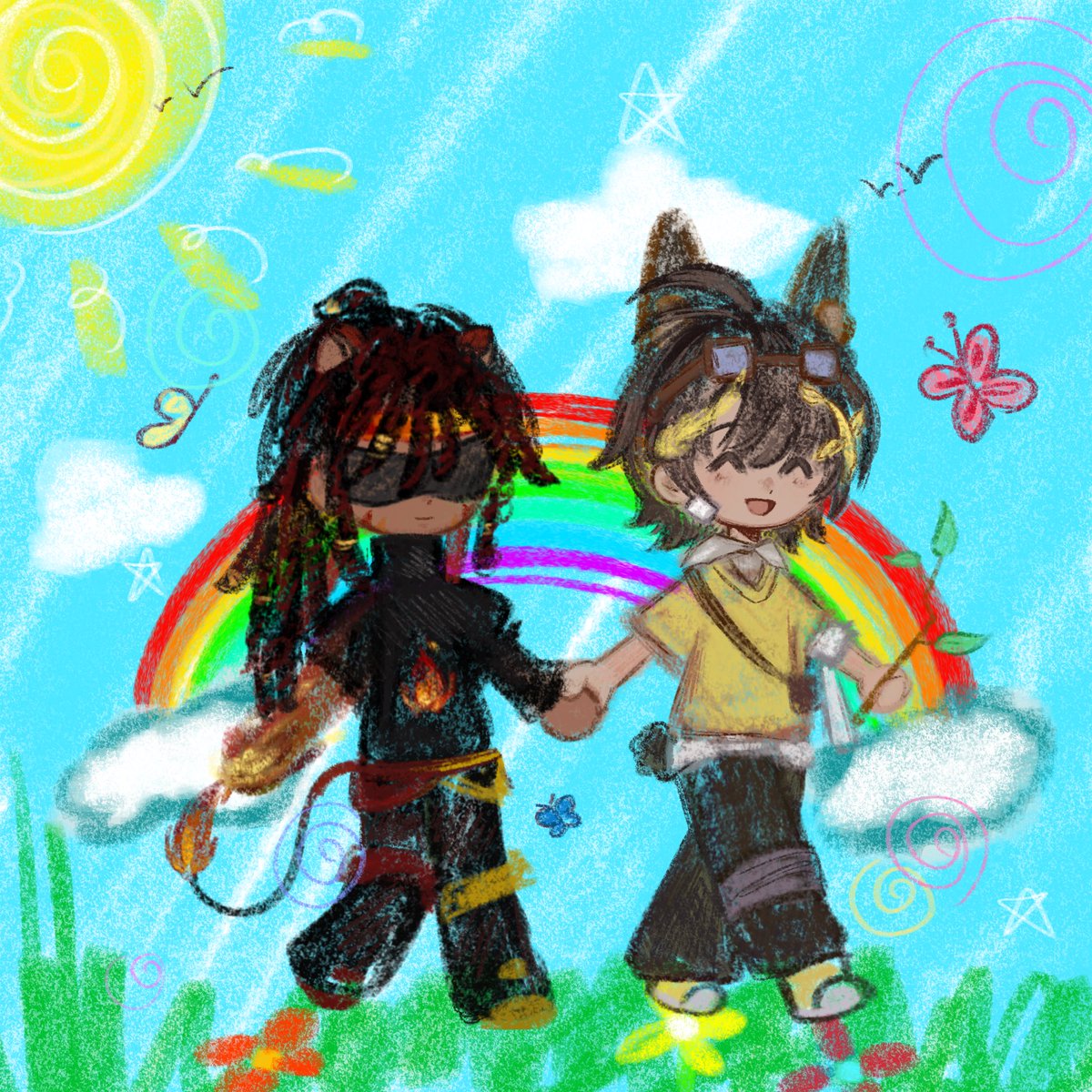 torchingflowers's tweet photo. Day 11 of daily torchflower and day 110 of missing torchflower duo 
Art repo again,,, https://t.co/po4mRBeLub