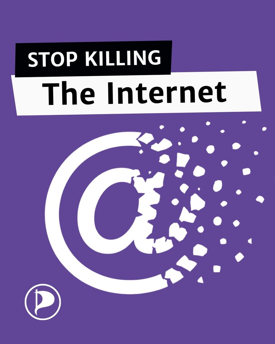 PartiPirate's tweet photo. Le Parti Pirate relaie l'appel à signer l'initiative citoyenne européenne "Stop Killing the Internet" visant à restreindre l'utilisation de la vérification de l'identité en ligne. Un tel contrôle ne doit être ni obligatoire, ni généralisé.

https://t.co/L0zWr4UF0I https://t.co/owxzqrCppT