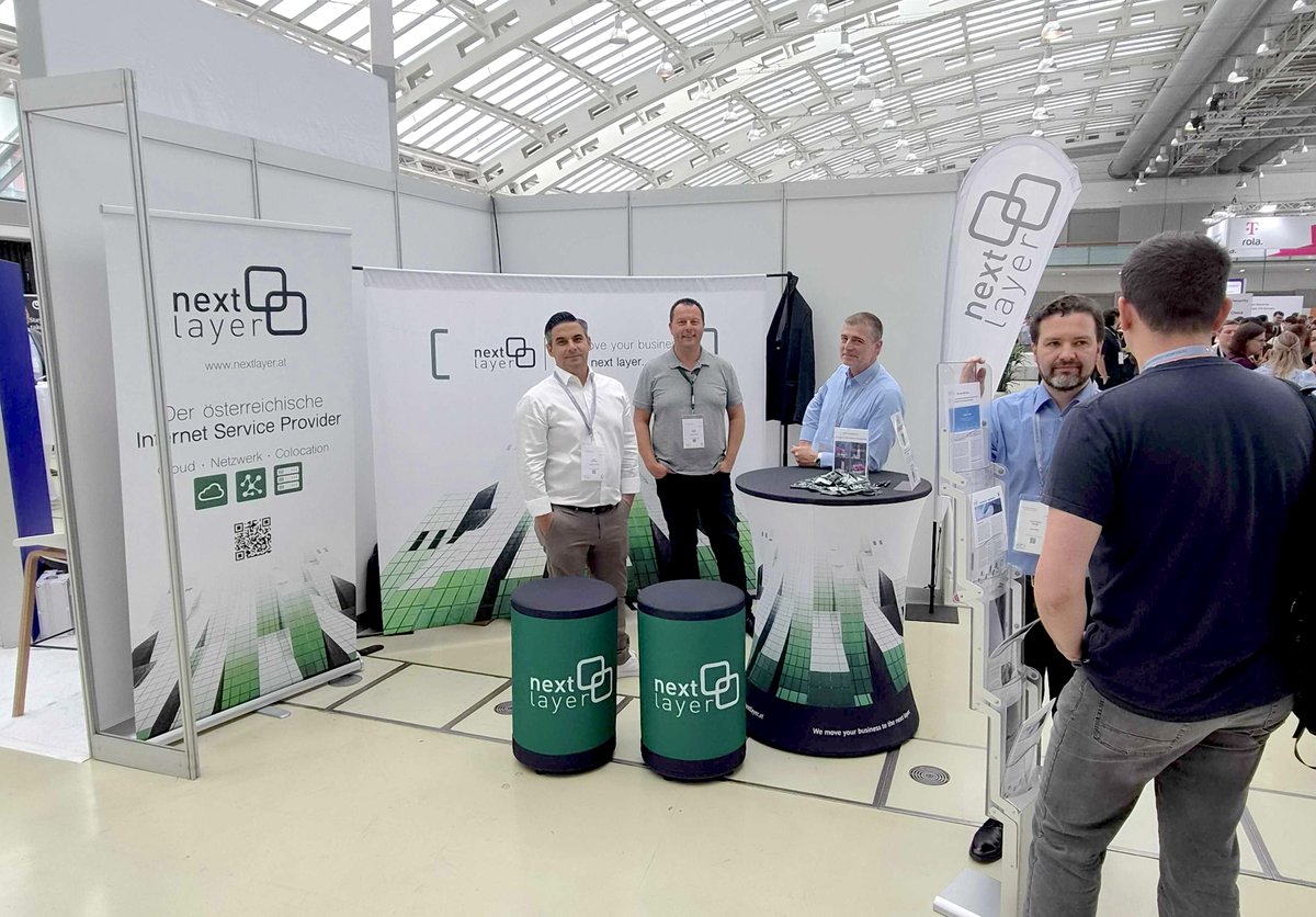 next_layer's tweet photo. Zwei Tage voller IT-Security, spannender Gespräche und neuer Perspektiven: Das war die IKT Sicherheitskonferenz 2026 in Linz! 🚀

Wir waren vor Ort mit unserem next layer Stand vor Ort und durften auch die Themen Digitale Souveränität und DDoS-Schutz auf die Bühne bringen. 🔐🛡️ https://t.co/0s1sQJTf9A