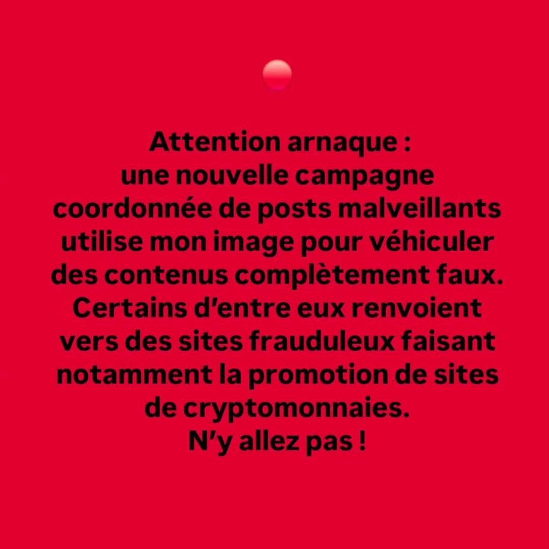 EliseLucet's tweet photo. Attention arnaque ⚠️ https://t.co/7218hDDxEm