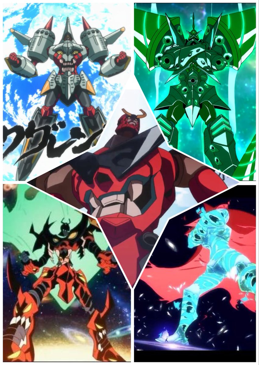 SpiralWarrior5's tweet photo. Which version of Gurren Lagann is your favorite? https://t.co/Y7VjlAySMW