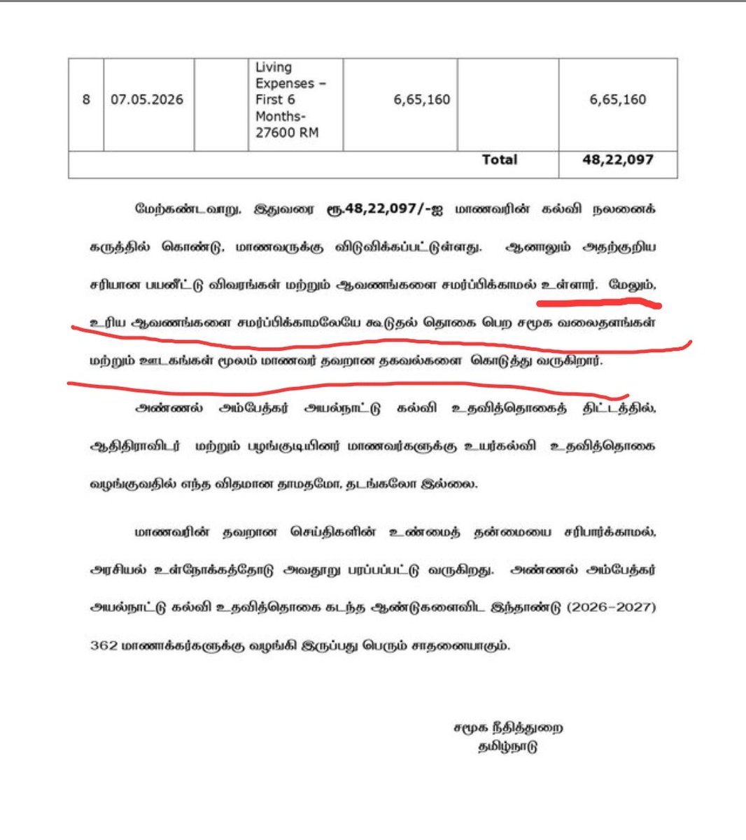 Animalofficiall's tweet photo. இந்த திட்டத்துல சேந்தவங்க

2025-26 = 231 பேர் = 84.87 cr -> DMK
2026-27 = 362 பேர் = 131 cr -> TVK

So இந்த பையனோட போன 231 பேர்ல 230 பேர் ஒழுங்கா படுச்சுட்டு இருக்காங்க ஆனா இந்த பையன் கொடுத்த காசுக்கு கணக்கு கேட்டா அத கொடுக்காம எதிர்கட்சிகூட சேந்து அரசியல் பண்ணீட்டு இருக்கான் https://t.co/1VjRC6Wk4V