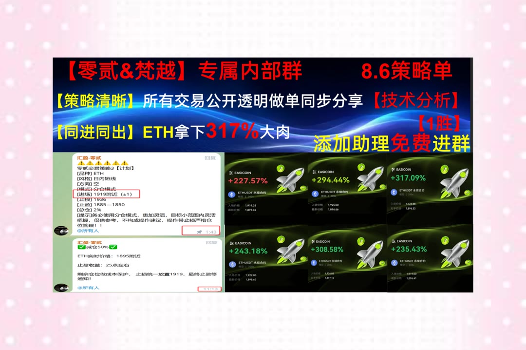 DonnellBoguzc's tweet photo. Don’t stop until you’re proud.
看行情总感觉缺少依据？整理价格数据与市场信息供参考。区块链🧃晒单🍛日内操作⏏创业
去中心化衍生品🧿测试网络🦶维客返佣👏投资经理
ETH 加密货币 OKX  免费合约跟单社区👉 @fzy988 👈 https://t.co/36gxZuVdHi