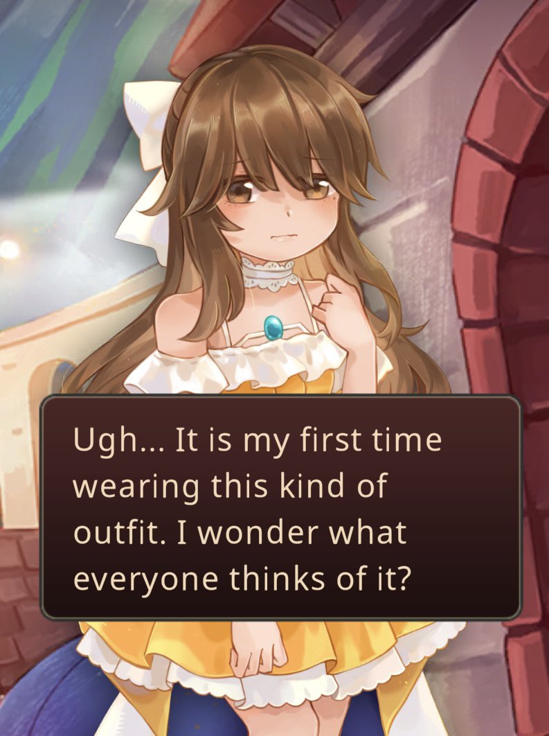 sfz_fp's tweet photo. fisica is so cute… we all think you're so so pretty and we all love you… (considering the blurb about her showing more skin than usual, i can only imagine ritmo passing out like a victorian man seeing a bare ankle for the first time) https://t.co/mHLeCcntor