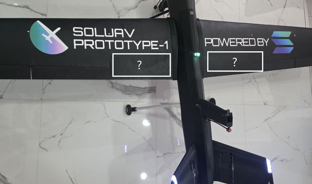 uavdotfun's tweet photo. SOLUAV will fly next week, and before its first flight, we want to put something on the two empty spaces on our wings.

You’ll get to choose what goes there. The image that gets the most likes will be placed on our aircraft’s wing.

Just make sure it’s related to Solana memes!💜 https://t.co/I8PcyBYFQ9