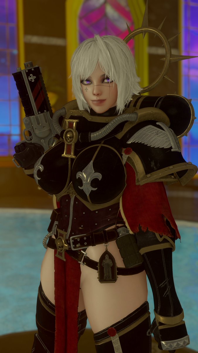 TheKareeda's tweet photo. She's getting closer to done! Just got to get the gun firing to work &amp; then test her. I'll be looking to find some friends to help promote her &amp; test her as well. <3

Sister Lacrima by @RyanReos https://t.co/gnu0iSgiuy