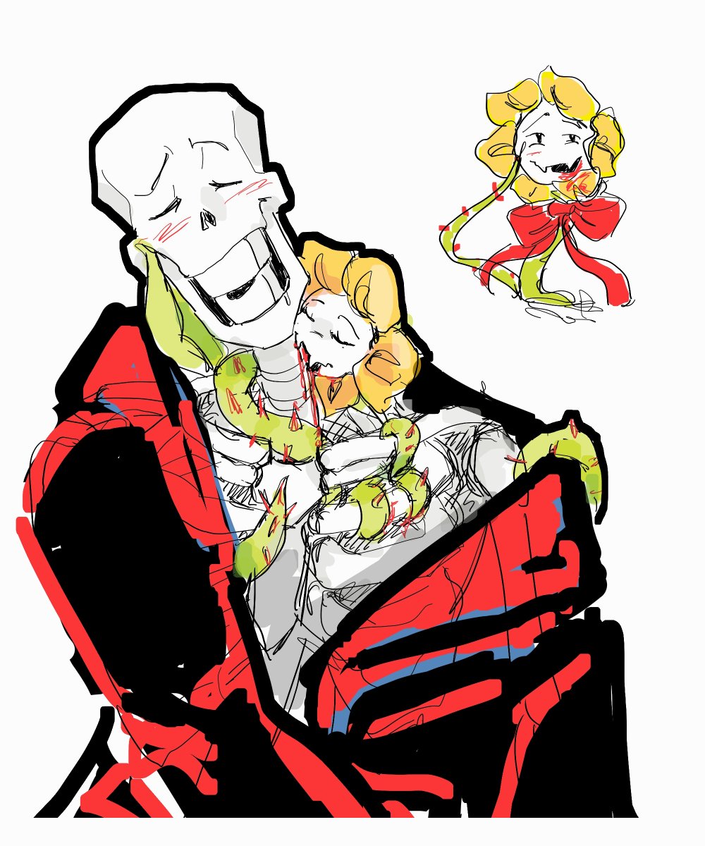faufaugetsfake's tweet photo. i like vampires and i like floweyrus why not combine them together https://t.co/PtGAAwQhJY